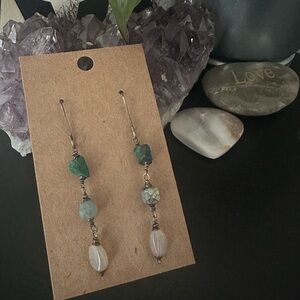 NEW Teal Bohemian Earrings ✨